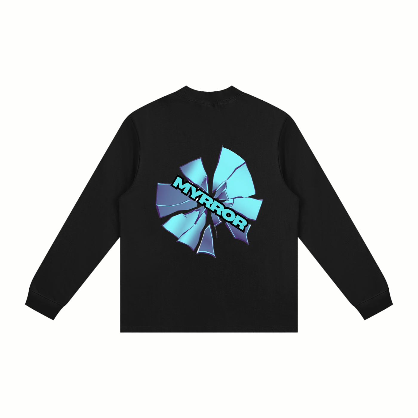 Blue Broken Myrror Longsleeve