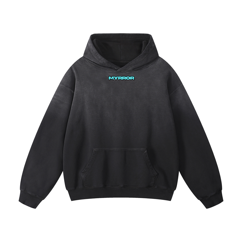 Blue Broken Myrror Hoodie