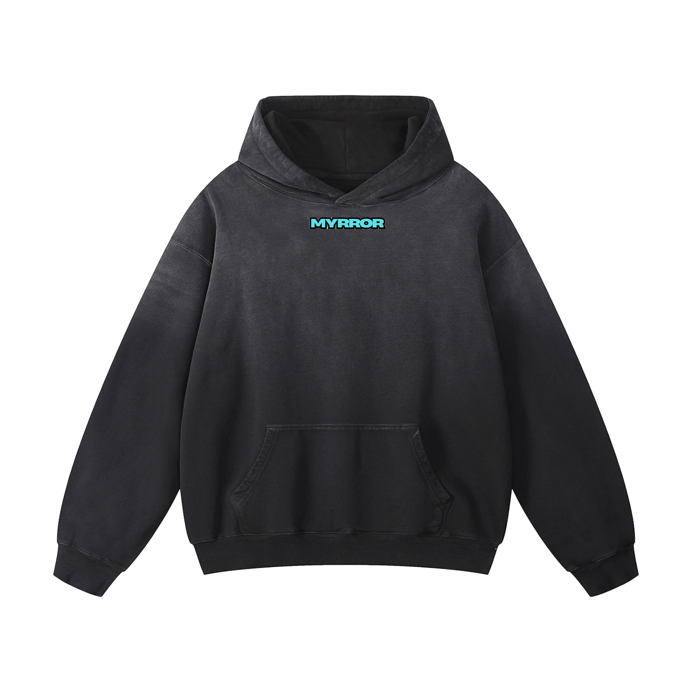 Blue Broken Myrror Hoodie